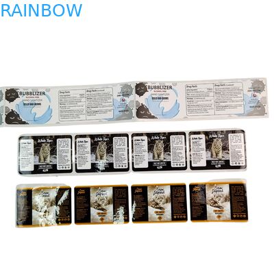 PVC 접착 비닐 PVC 종이 스티커 방수 UV 홀로그램 인쇄 자체 접착 롤 라벨 포장 라벨