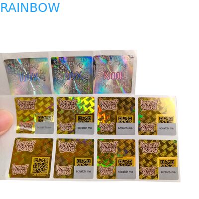 PVC 접착 비닐 PVC 종이 스티커 방수 UV 홀로그램 인쇄 자체 접착 롤 라벨 포장 라벨