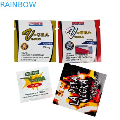 식품용 열 밀폐 플라스틱 지퍼 봉지, 알약, 약용 캡슐용 맞춤형 크기