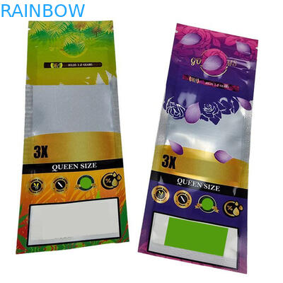 Ziplock Zipper Doypack Plastic Bags Grabba Leaf Zipper Sachet Cigar Packaging Plastic Wrappers With Paper Display Box