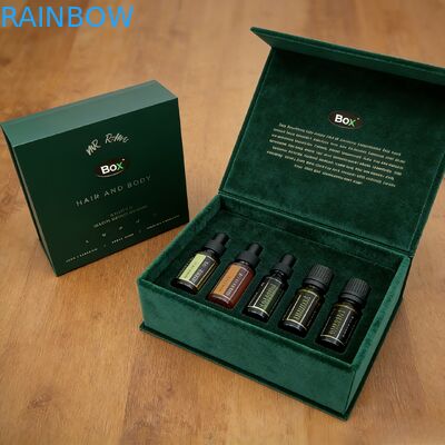 소매 주문 고급 화장품 폴더 자석 선물 EVA 폼 삽입 매트 라미네이션 향수 공예용 생분해성 물질