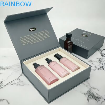 커스텀 로고 고급 대형 매트 카드보드 생분해성 자석 닫기 접는 박스 패키지 화장품 포장