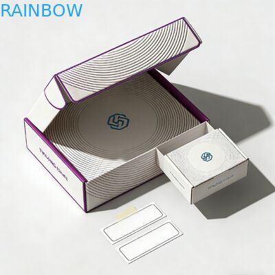 매트 라미네이션 및 사용자 지정 로고와 함께 사용자 지정 생분해 가능한 선물 메일 폴더