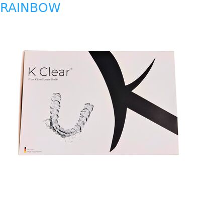 공장 사용자 지정 크기의 생분해 가능한 폴더 Kraft 종이 빈 치아 어라이너 케이스 시계 보석 선물