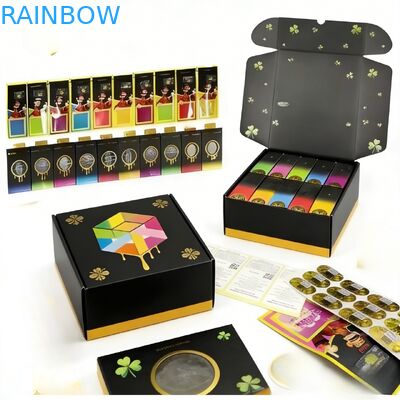 자석 덮개와 맞춤형 인서트가 있는 고급 맞춤형 재활용 재료 종이 상자 (선물 포장용)