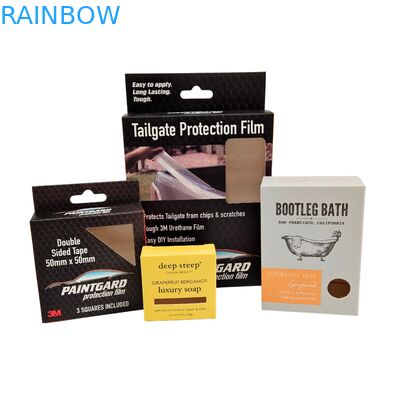 고전적인 디자인과 유광 라미네이션을 갖춘 맞춤형 생분해성 화장품 포장 상자