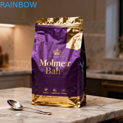 맞춤형 생분해성 동물용 식품 포장 마일러 봉지 사이드 구세트 봉지 개 고양이 애완 동물 식품 칩 봉지 밸브