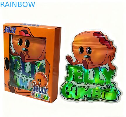 맞춤형 인쇄 3.5g 재밀봉 마일러 백 간식 포장용 스탠드업 파우치