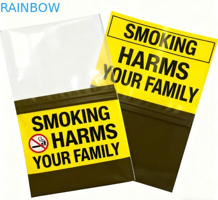 미리 말린 백 지퍼백 식용 식품 포장 식품 등급 삼면 밀봉 파우치 담배용 마일라 백