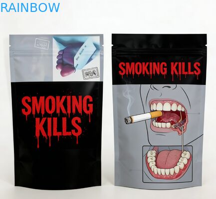 맞춤형 인쇄 식품 등급 냄새 방지 마일라 지퍼백 스탠드업 파우치 (스낵 포장용)