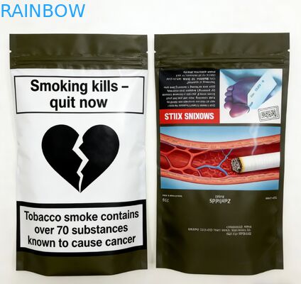 맞춤형 인쇄 식품 등급 냄새 방지 마일라 지퍼백 스탠드업 파우치 (스낵 포장용)