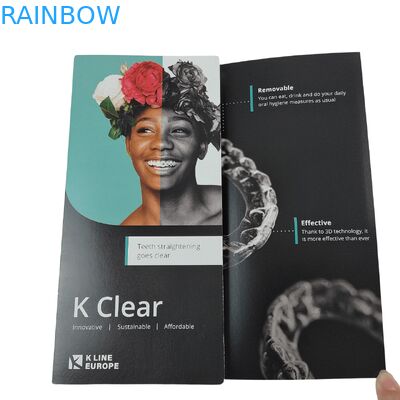 맞춤형 로고 치아 대장 키트 박스 정형 정렬기 포장 박스 종이 삽입 치아 정렬기 포장 박스