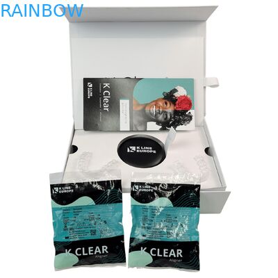 맞춤형 로고 치아 대장 키트 박스 정형 정렬기 포장 박스 종이 삽입 치아 정렬기 포장 박스