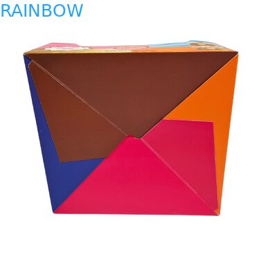 소매 간식 포장을 위한 350g 두께와 핫 스탬핑을 가진 맞춤 인쇄된 카드보드 디스플레이 박스