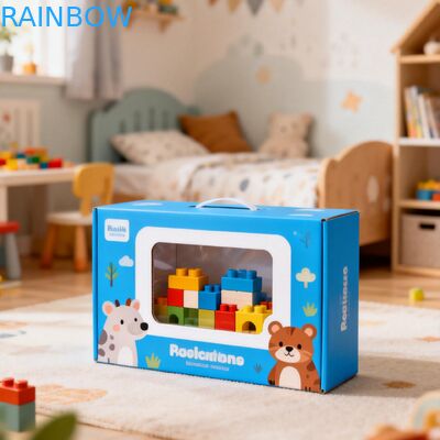 투명 창 디스플레이와 350g 두께의 식품 포장용 맞춤형 사이즈 종이 상자