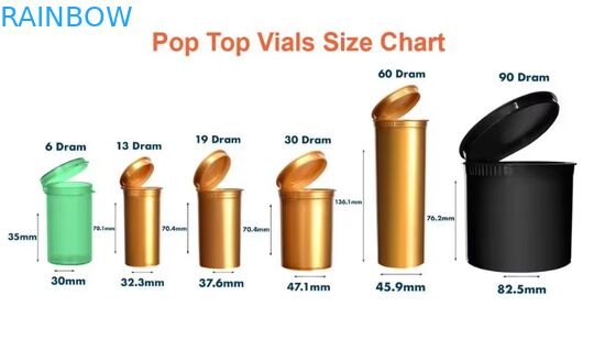 맞춤 색상 80mm 98mm 109mm 116mm 어린이 저항 압축 팝 톱 튜브 플라스틱 사전 포장 스티커와 함께 롤링 튜브