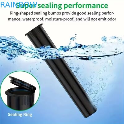 맞춤 색상 80mm 98mm 109mm 116mm 어린이 저항 압축 팝 톱 튜브 플라스틱 사전 포장 스티커와 함께 롤링 튜브