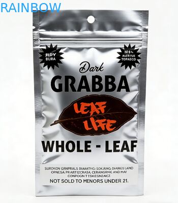 빈 어린이 저항 재활용 할 수 있는 알루미늄 엽 Mylar 식품 등급 냄새 방지 시거 롤링 엽 담배 봉지