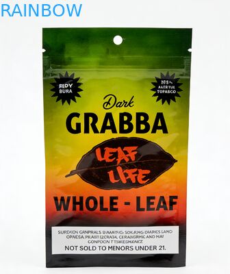 빈 어린이 저항 재활용 할 수 있는 알루미늄 엽 Mylar 식품 등급 냄새 방지 시거 롤링 엽 담배 봉지