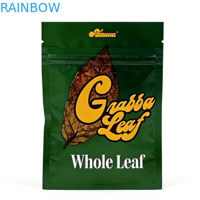 빈 어린이 저항 재활용 할 수 있는 알루미늄 엽 Mylar 식품 등급 냄새 방지 시거 롤링 엽 담배 봉지