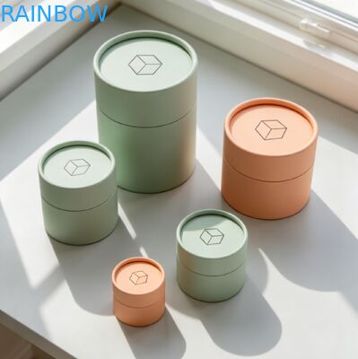 바이오 분해 가능 맞춤형 크기 선물 상자 포장용 식품용 안전 크래프트 종이 튜브