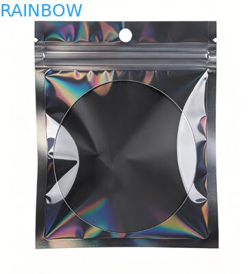 맞춤 인쇄 재활용 가능한 PVC 플라스틱 매트 세 면 밀폐를 가진 재 닫을 수 있는 포장 가방