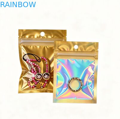 맞춤 인쇄 재활용 가능한 PVC 플라스틱 매트 세 면 밀폐를 가진 재 닫을 수 있는 포장 가방