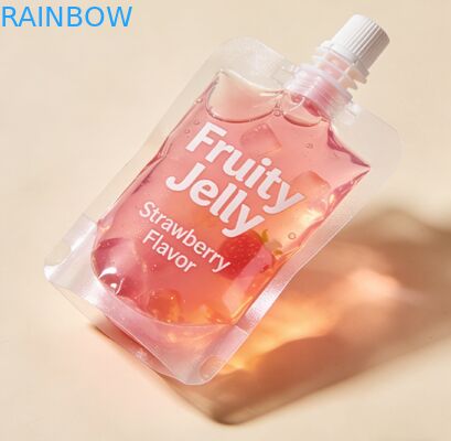 퓨레 요거트 과일 이유식용 맞춤형 스파우트 파우치 30ml 모양 스파우트 파우치 플라스틱 백