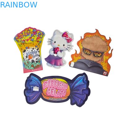 맞춤 인쇄 1/8oz 1/4oz 1/2oz 1oz 1lb 마일라 허브 꽃 사탕 포장 어린이 방지 지퍼 냄새 방지 백 3.5 마일라 백