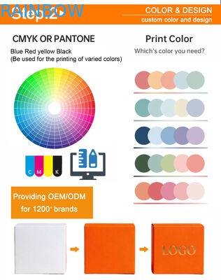 주얼리 의류 신발 시계용 맞춤형 친환경 접이식 350g 두께 종이 보드 선물 상자