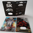 3D 카드 물집 팩 포장 관례는 서류상 카드 코뿔소 7 재규어 30000 성 알약 팩을 인쇄했습니다