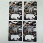 코뿔소 숫자 물집 콘테이너 3D 접히는 카드 남성 Ehancement 코뿔소 알약 포장 종이상자