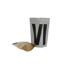 지플락 포일 주머니 포장 알루미늄 호일은 기체 제거 벨브를 가진 1회분의 커피 봉지를 위로 서 있습니다