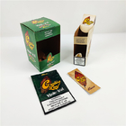 잎 패키징을 위한 담배 포장지 크라프트지 용지함을 폴딩시키는 맞춘 인쇄된 로고