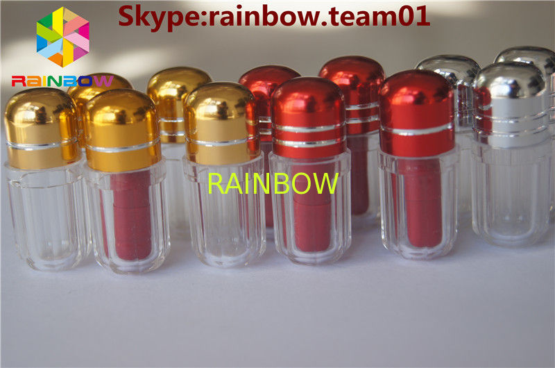 파랑/금/빨간/는 캡슐 알약은 금속 Capsex 약병 콘테이너 판매를 위한 플라스틱 약병을 가진 병을 형성합니다