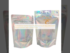 냄새 방지 기능과 사용자 지정 로고와 함께 사용자 정의 패션 패키지 플라스틱 엽지 가방