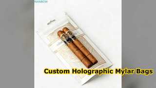 맞춤형 홀로그램 마일라 백 - 재밀봉 가능 및 생분해성