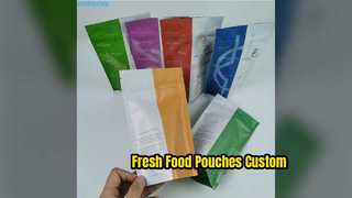 맞춤형 식품 파우치 매트 알루미늄 호일 스탠드 업 백