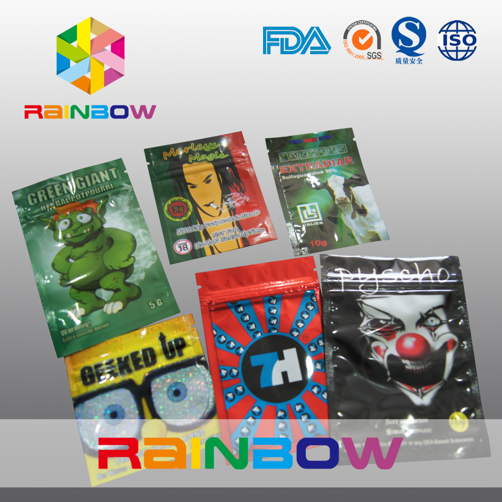 3 옆 물개 초본 향 포장/향미료 화향 지퍼 부대