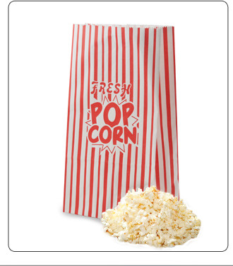 식사를 위해 열려있는 주문을 받아서 만들어진 편평한 바닥 브라운 Kraft 종이 봉지 정상