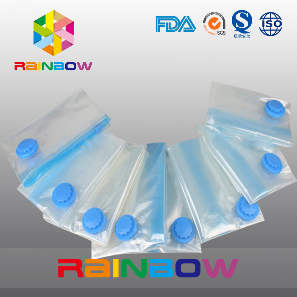 누비이불, 침구 및 옷을 위한 공기 밀폐 저장 부대/공간 보호기 부대를 진공 청소기로 청소하십시오