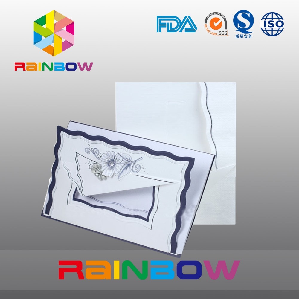 크리스마스 인사말/결혼식 안내장을 위한 주문을 받아서 만들어진 서류상 예술 카드