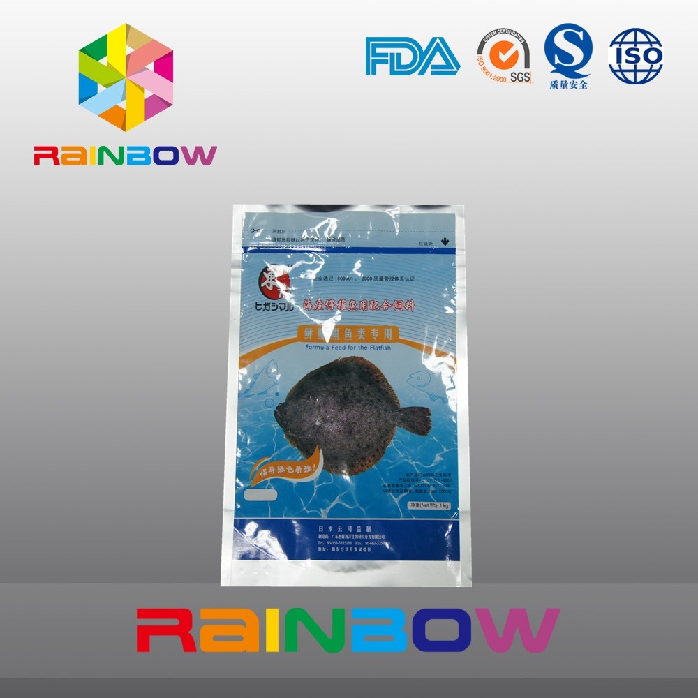 지퍼 낚시밥으로 서는 알루미늄 호일 1kg 애완 동물 먹이 주머니는 자루에 넣습니다