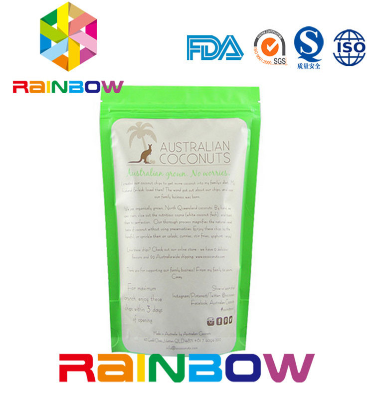 씨 포장을 위한 주문을 받아서 만들어진 식사 부대 포장 Ziplock는 밑바닥 삼각천을 위로 서 있습니다