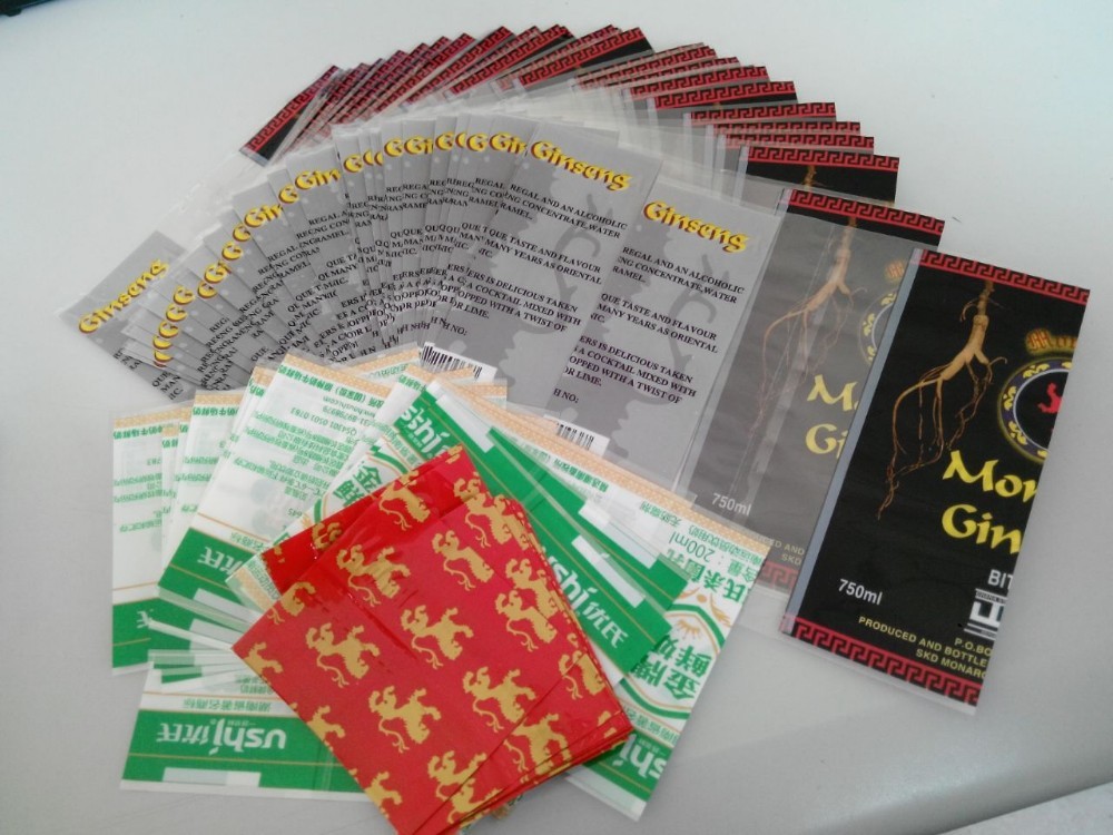 야자열매 물병 포장을 위한 손 신청 수축 소매 상표