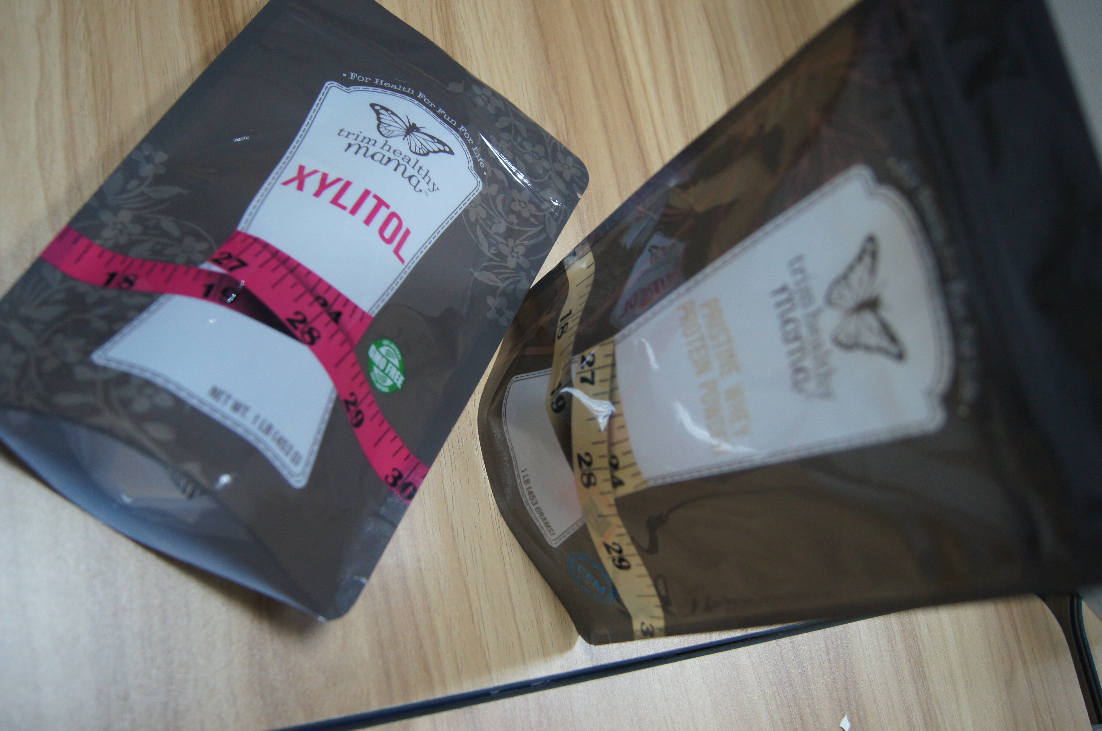 플라스틱 단백질 분말/설탕/감미료 주문 포장 부대 Ziplock를 위로 서 있으십시오