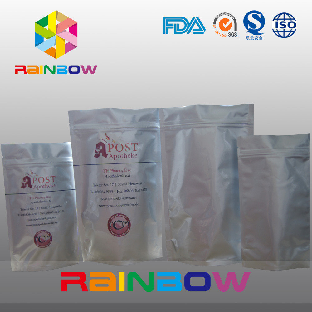 주문을 받아서 만드는 인쇄하는 향미료/약초를 위한 지퍼를 가진 포일 주머니를 위로 서 있으십시오