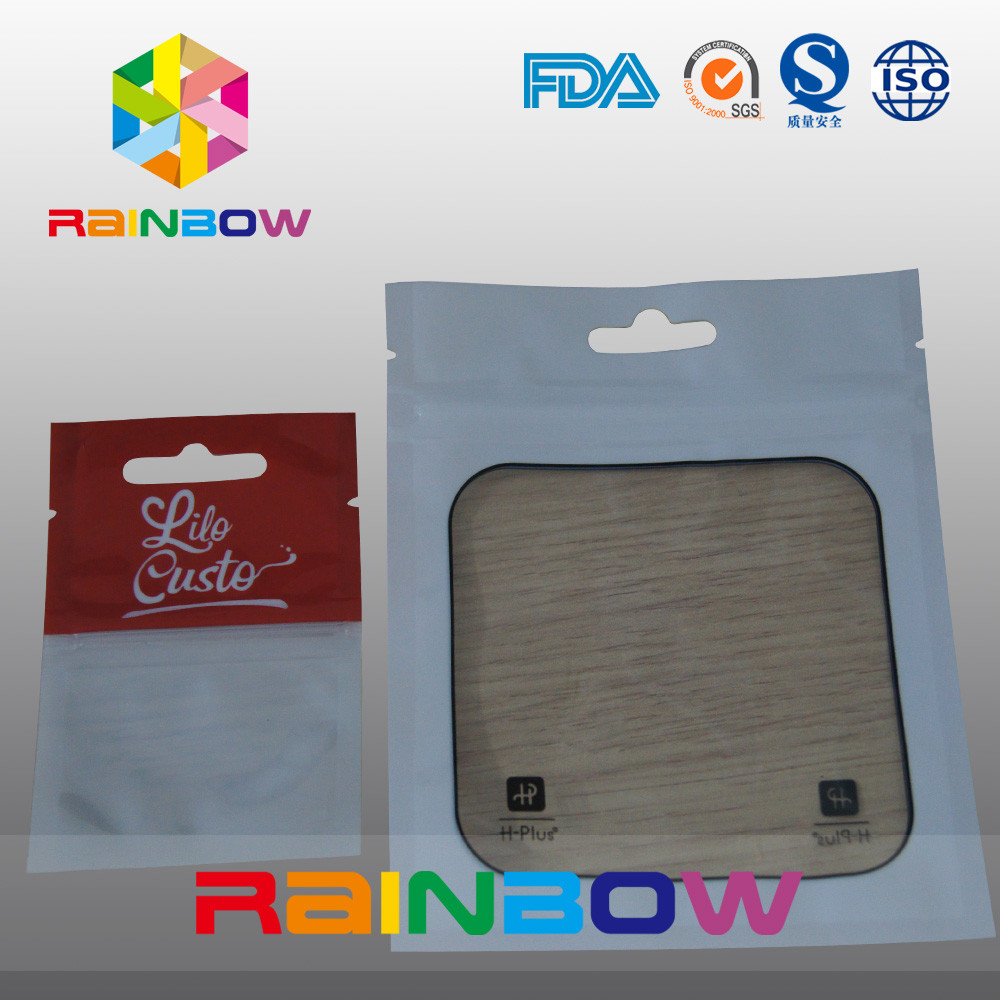 상품을 위한 투명한 창으로 포장하는 Mylar 지플락 부대 플라스틱 주머니
