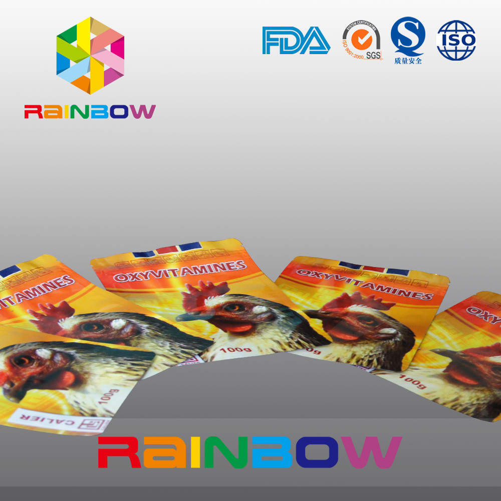 지퍼를 가진/- Sealable 동물성 음식 부대 다시 사진 요판 인쇄 애완 동물 먹이 주머니