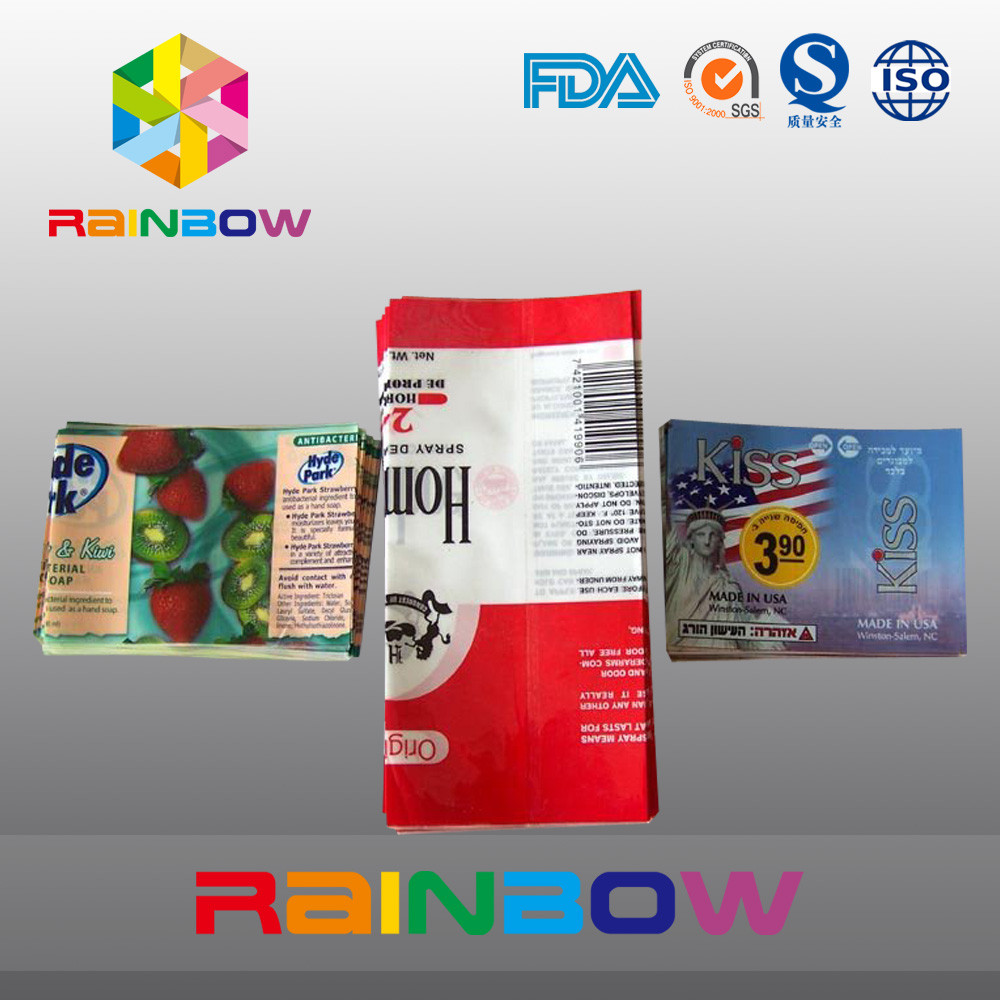 병을 위한 방수 인쇄된 PVC/애완 동물 열수축 슬리브 상표